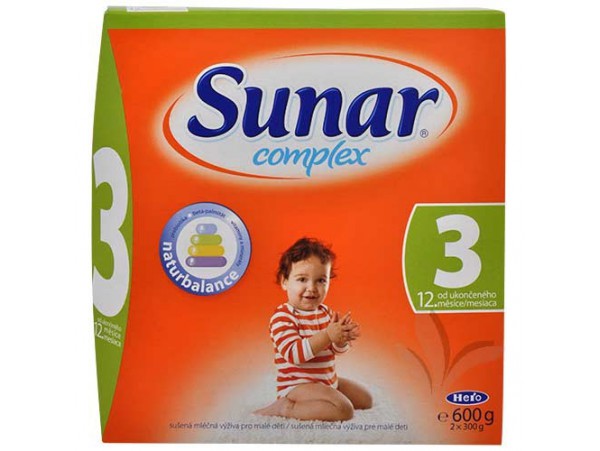 Sunar Complex 3 сухая молочная смесь 2 х 300 г